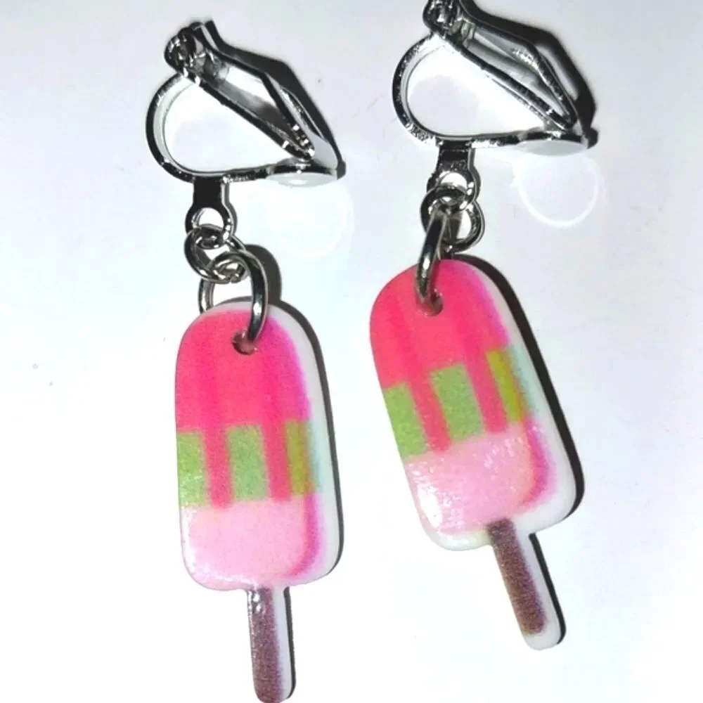 Super cute girls clip-on earrings - Picture 1 of 4